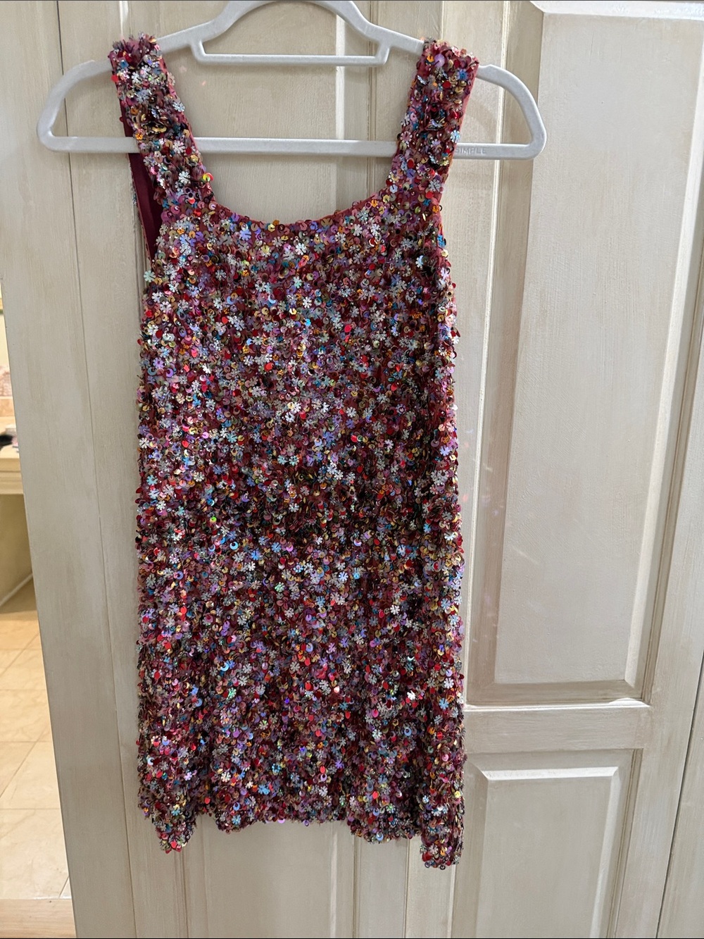 Alexis Multicolor Sequin Mini Dress
